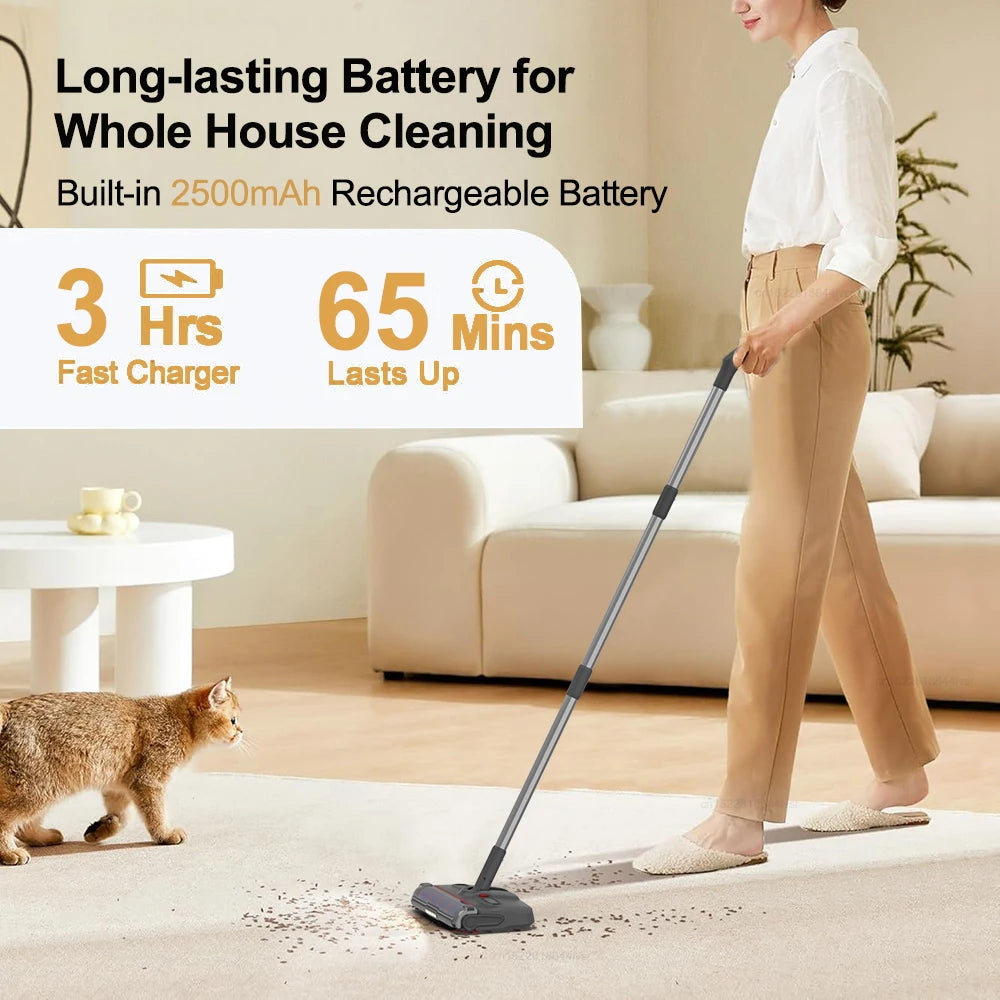Cordless Electric Sweeper Mop – Pet Hair & Floor Cleaner Cordless Floor Sweeper SPOT