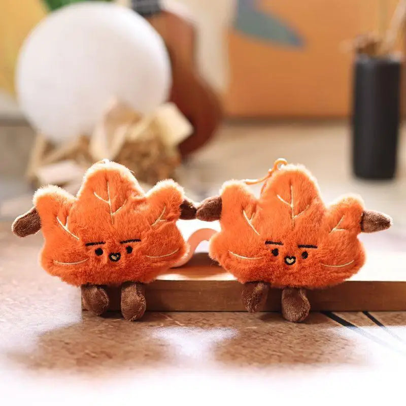Maple Leaf Plush Keychain – Cute Backpack Pendant Gift Plush Keychain Pendant SPOT