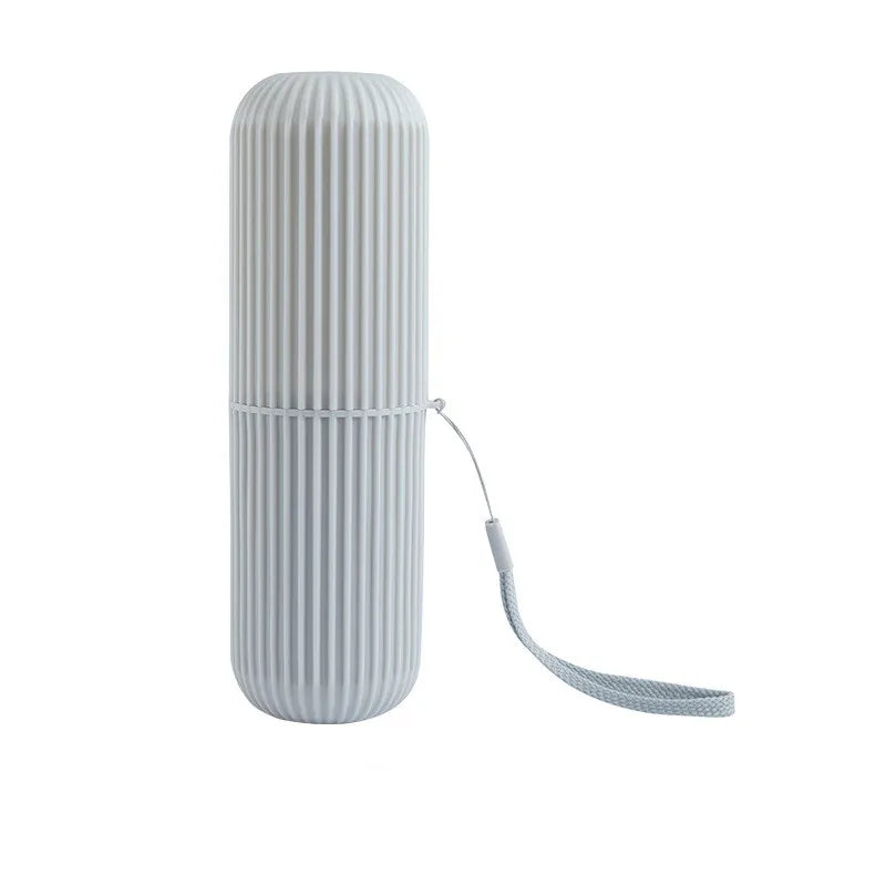 Portable Toothbrush & Toothpaste Travel Case – Eco-Friendly Toothbrush Travel Case SPOT Gray
