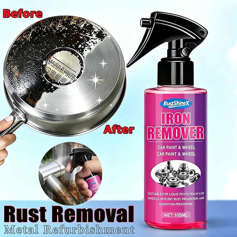 100ml Rust Remover Spray – Fast-Acting Iron Oxide Eliminator Rust Remover Spray SPOT 100ml