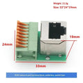 RJ45 Adapter Board – Solder-Free Terminal Block, DIN Rail Mount Network Adapter Board SPOT A2