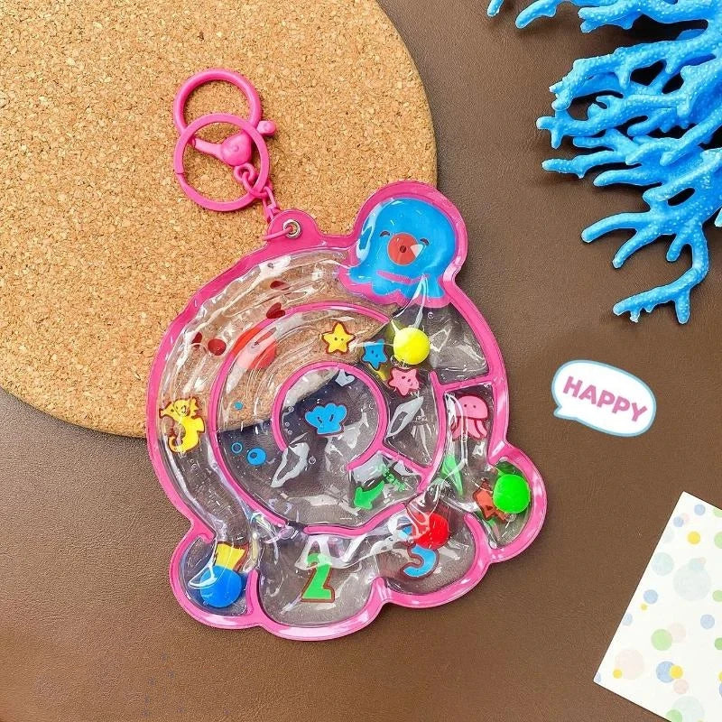 Water Bag Maze Squeeze Fidget Toy with Keychain | Ages 14+ Fidget Keychain Toy SPOT A1