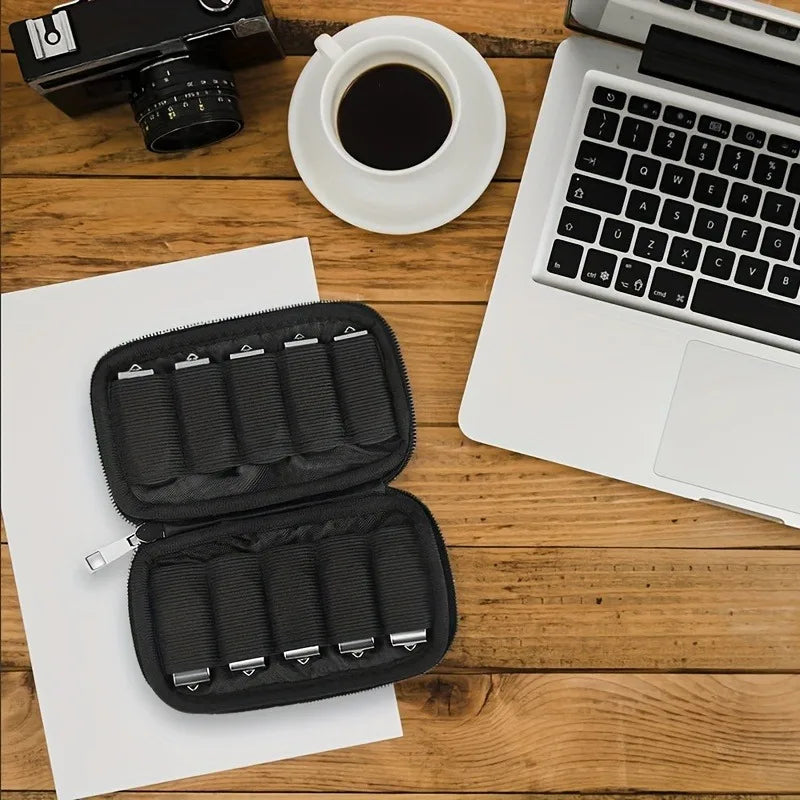 Flash Drive Case – USB & SD Card Portable Storage Organizer USB Storage Organizer SPOT