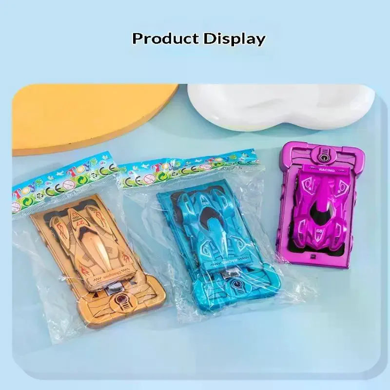 Mini Press-Launch Toy Car with Ejection Base | Kids Gift Toy Car Set SPOT