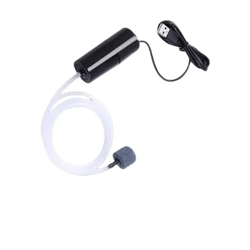 Silent USB Mini Aquarium Air Pump – Portable Fish Tank Oxygenator Aquarium Air Pump SPOT