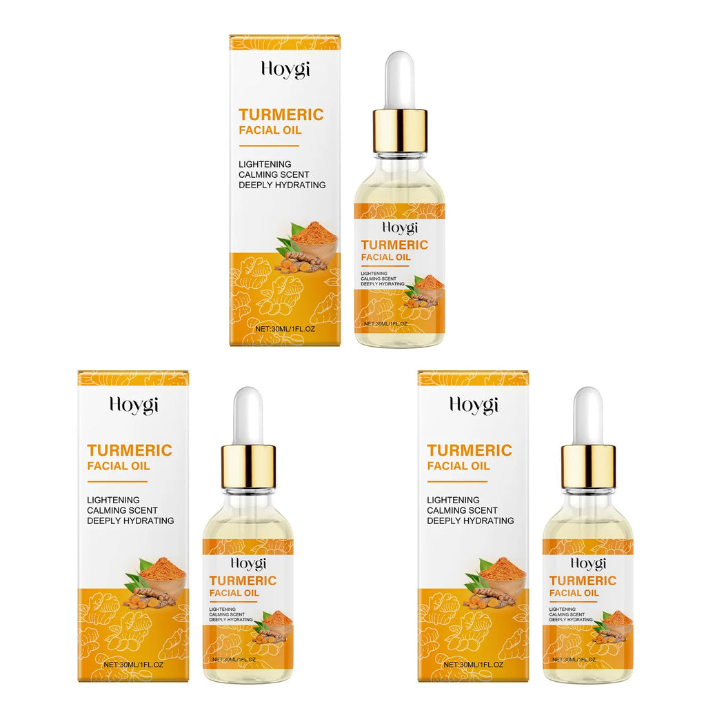 Hoygi Turmeric Facial Essence Oil – Brightening Face Oil 30ml Facial Essence Oil SPOT 3 x 30ml Boxed