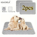 2-Pack Washable Puppy Training Pads – Reusable & Leak-Proof Pet Training Pads SPOT Gray 70X90cm