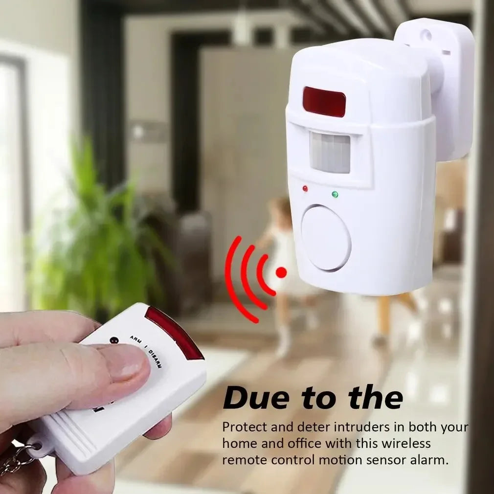 Wireless PIR Motion Sensor Alarm & Dual Remote – Home Security Motion Sensor Alarm SPOT