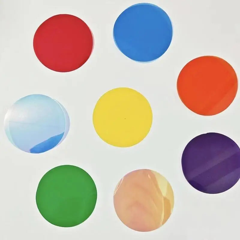 Self-Adhesive Color Film Lamp Stickers – Warm Ambiance 5/10pc Lamp Color Film SPOT