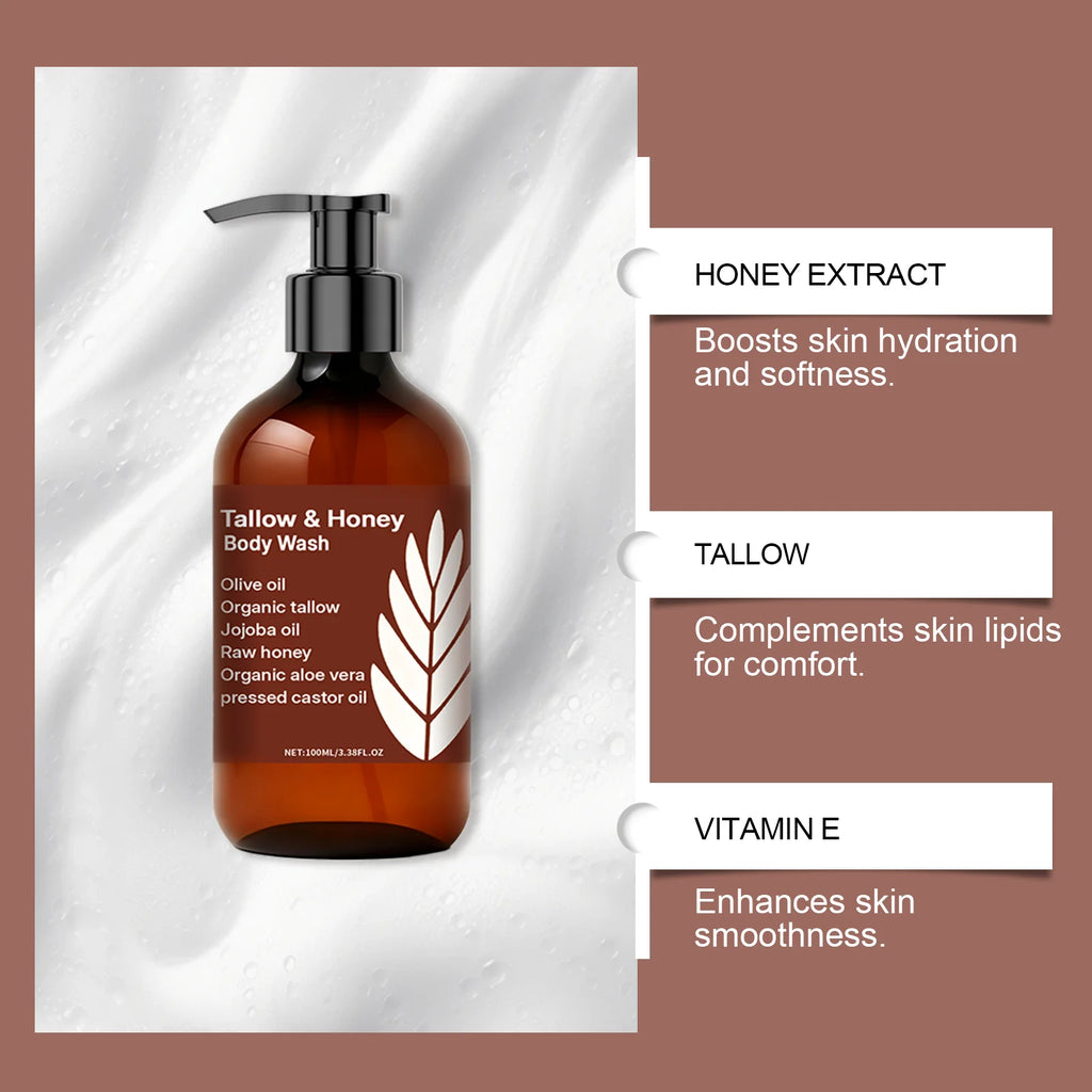 Hoygi Tallow & Honey Body Wash – Nourishing Shower Gel 100ml Body Wash SPOT