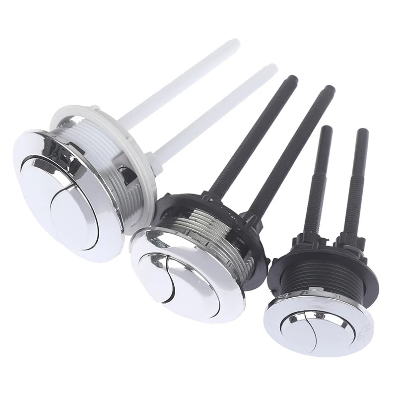 Dual Flush Toilet Tank Button – Round Push Replacement Toilet Flush Button SPOT