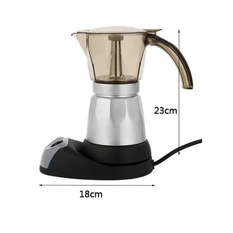 300ml Electric Cold Brew Coffee Maker – Aluminium Percolator Electric Coffee Maker SPOT