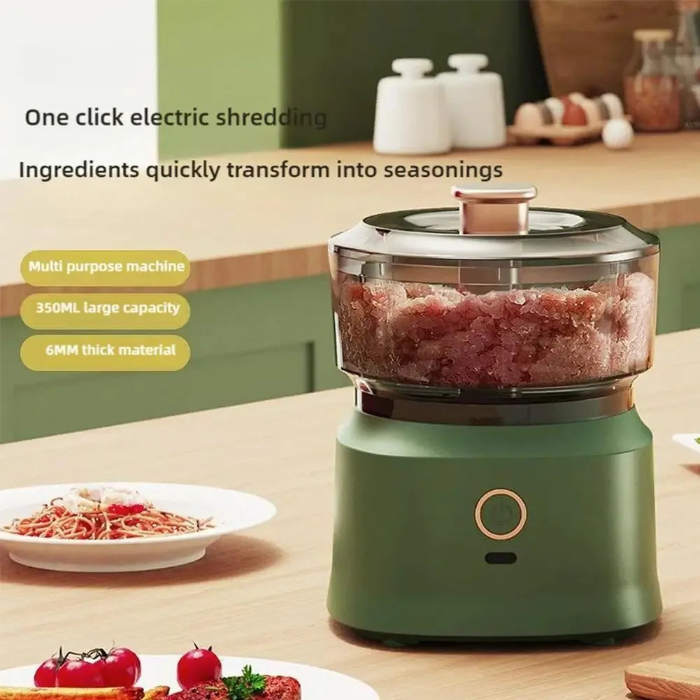 Wireless Electric Mini Food Chopper 160ml USB Rechargeable Electric Food Chopper SPOT