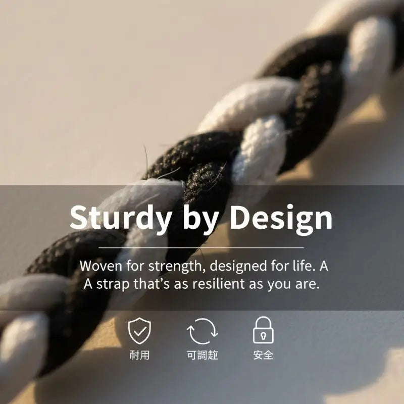 Braided Silicone Crossbody Strap & Cup Ring for Water Bottles Water Bottle Strap SPOT
