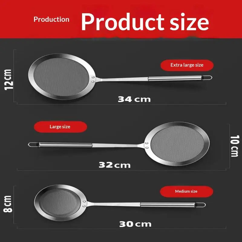304 Stainless Steel Fine Mesh Tea Strainer – 100 Mesh Sieve Fine Mesh Strainer SPOT