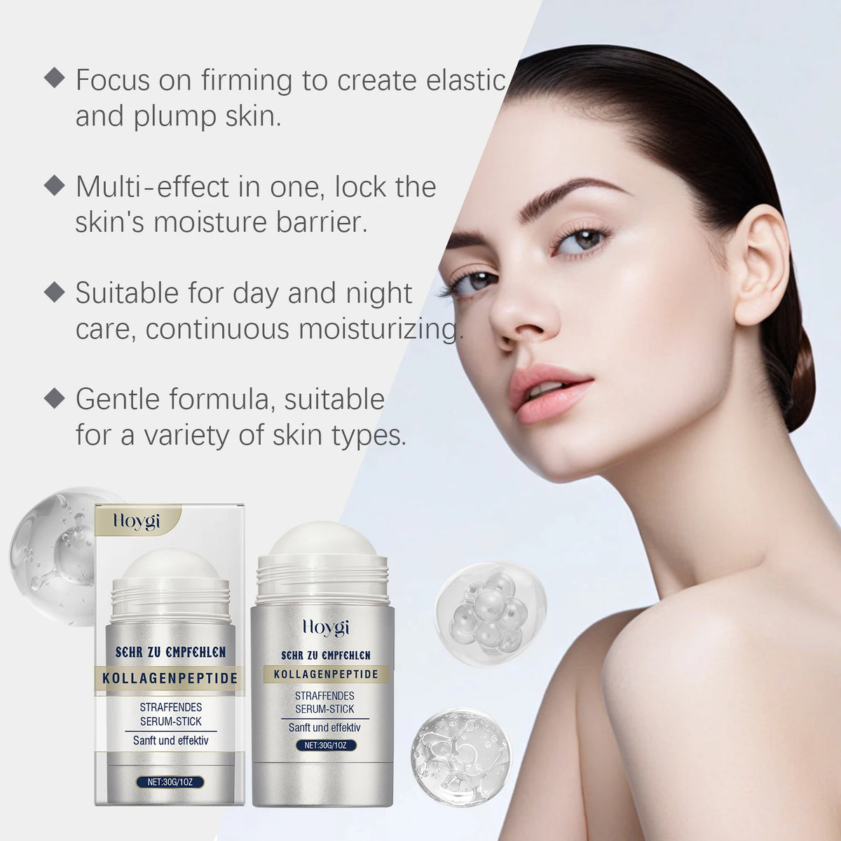 Hoygi Collagen Retinol Face Cream Stick – Firm & Brighten 30g Facial Cream Stick SPOT