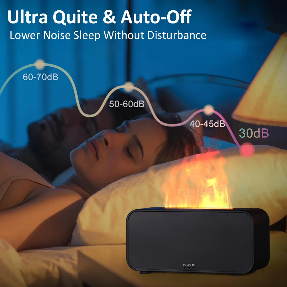 Flame Aroma Humidifier & Essential Oil Diffuser with LED Aroma Oil Diffuser SPOT
