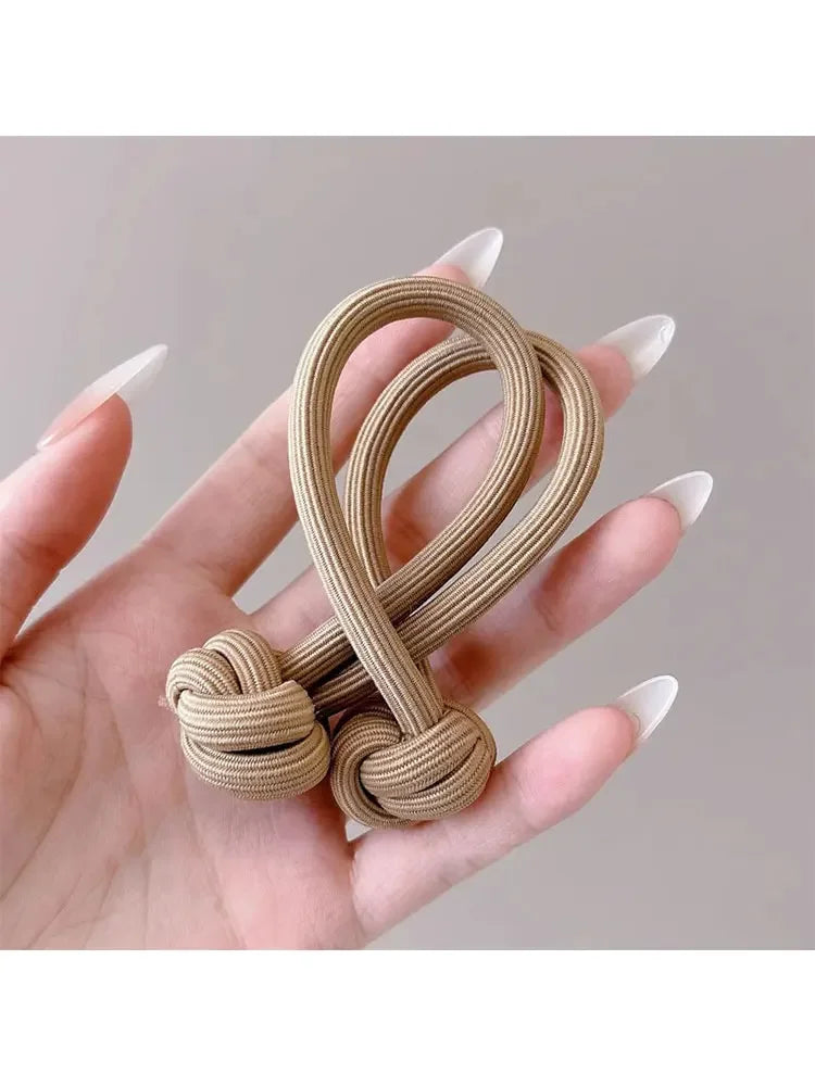 Women's Knotted Elastic Hair Bands – Scrunchies & Ponytail Ties Hair Scrunchie SPOT KK