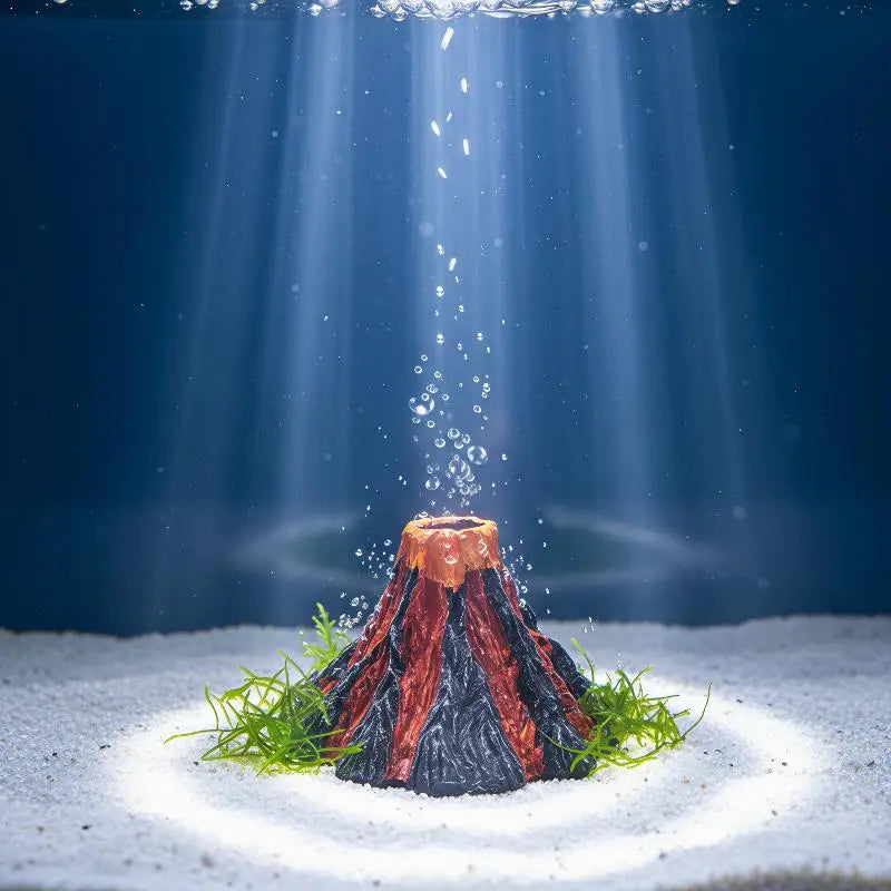 Volcano Aquarium Bubble Stone – Oxygen Diffuser & Fish Tank Decor Aquarium Ornament SPOT