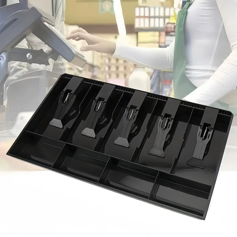 Cash Register Drawer Insert Tray & Clips – Money Organizer Cash Drawer Tray SPOT