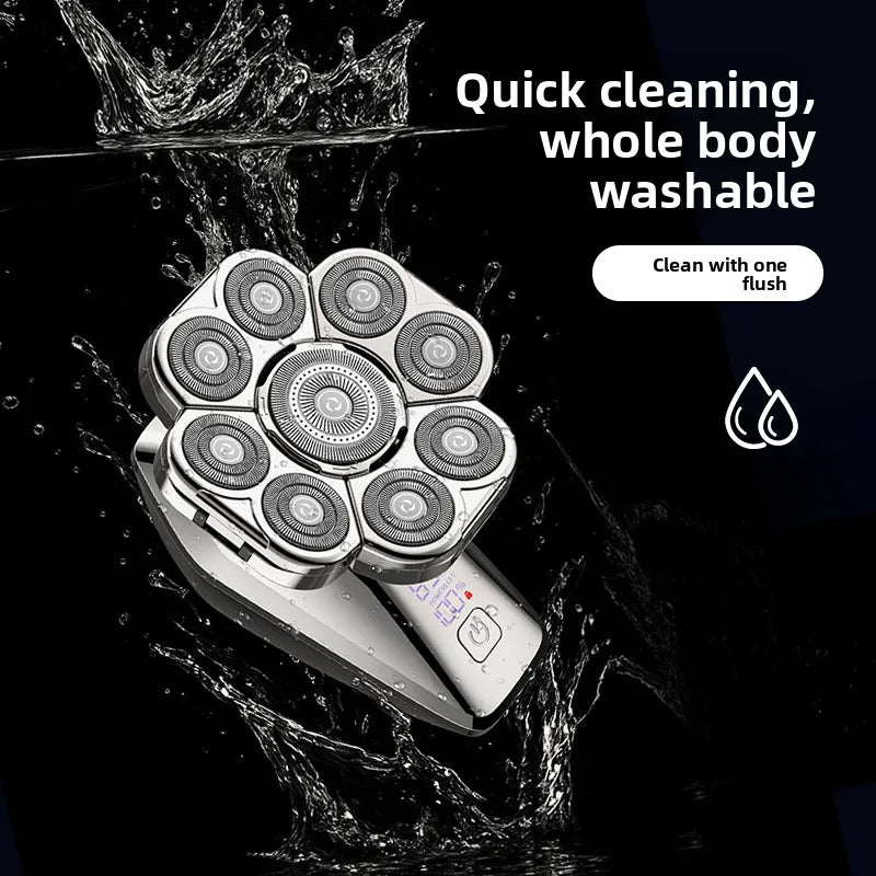 6-in-1 Men's Rechargeable Electric Shaver – 9D Floating Head Kit Electric Shaver Kit SPOT