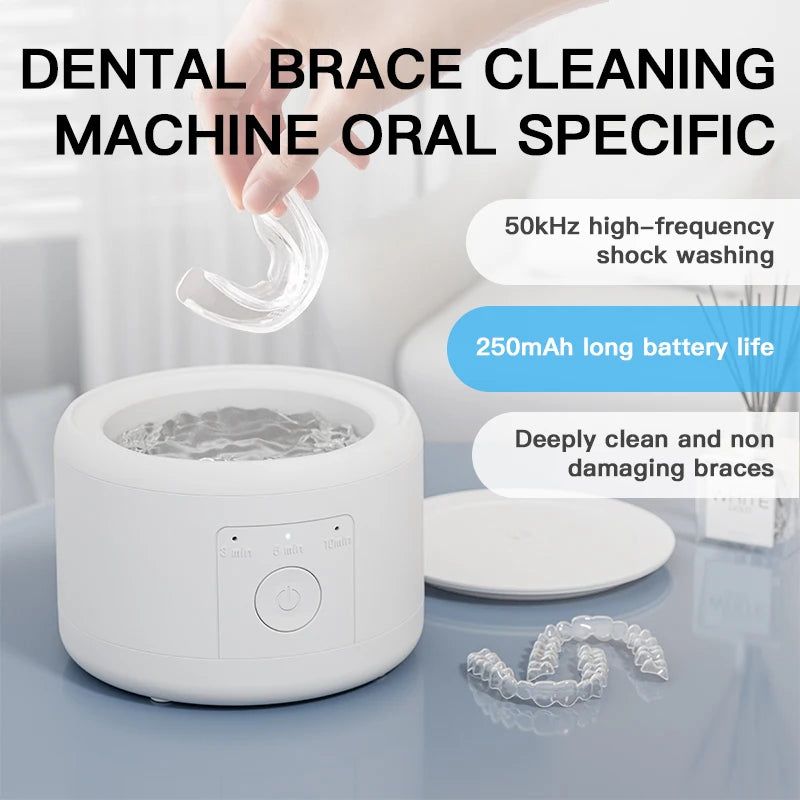 USB Rechargeable Ultrasonic Cleaner – Dentures & Aligners Ultrasonic Dental Cleaner SPOT