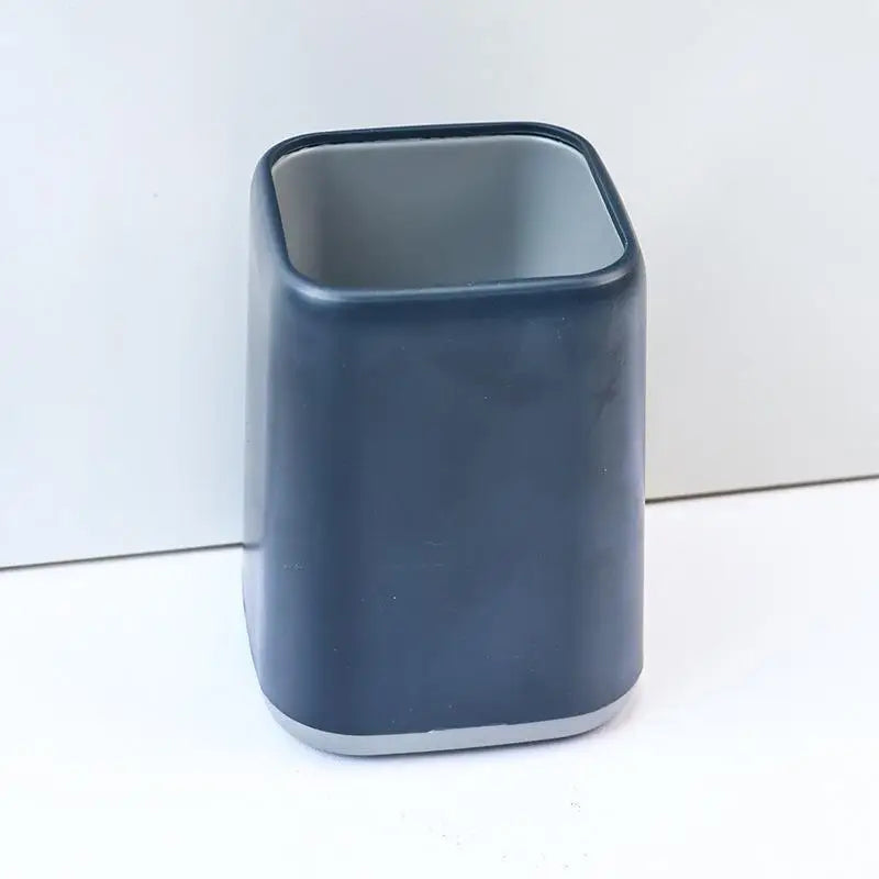 Kawaii Plastic Pen Holder – Waterproof Desk Organizer Desk Pen Holder SPOT Black