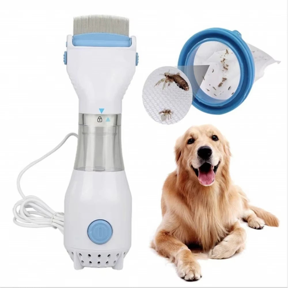 Electric Flea Remover Comb for Cats & Dogs | Pet Grooming Electric Pet Comb SPOT